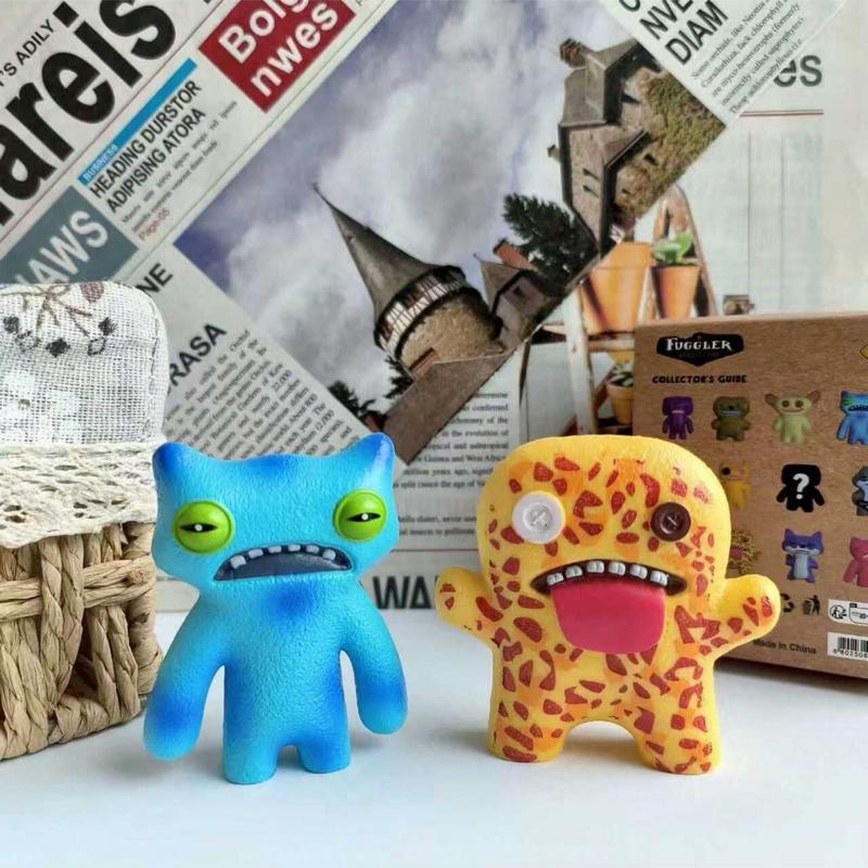 Fuggler Teeth Monster Handheld Toy, Funny Ugly Monster Creative Display Piece, Unique Odd Creature Model, Fun Collectible Figurine