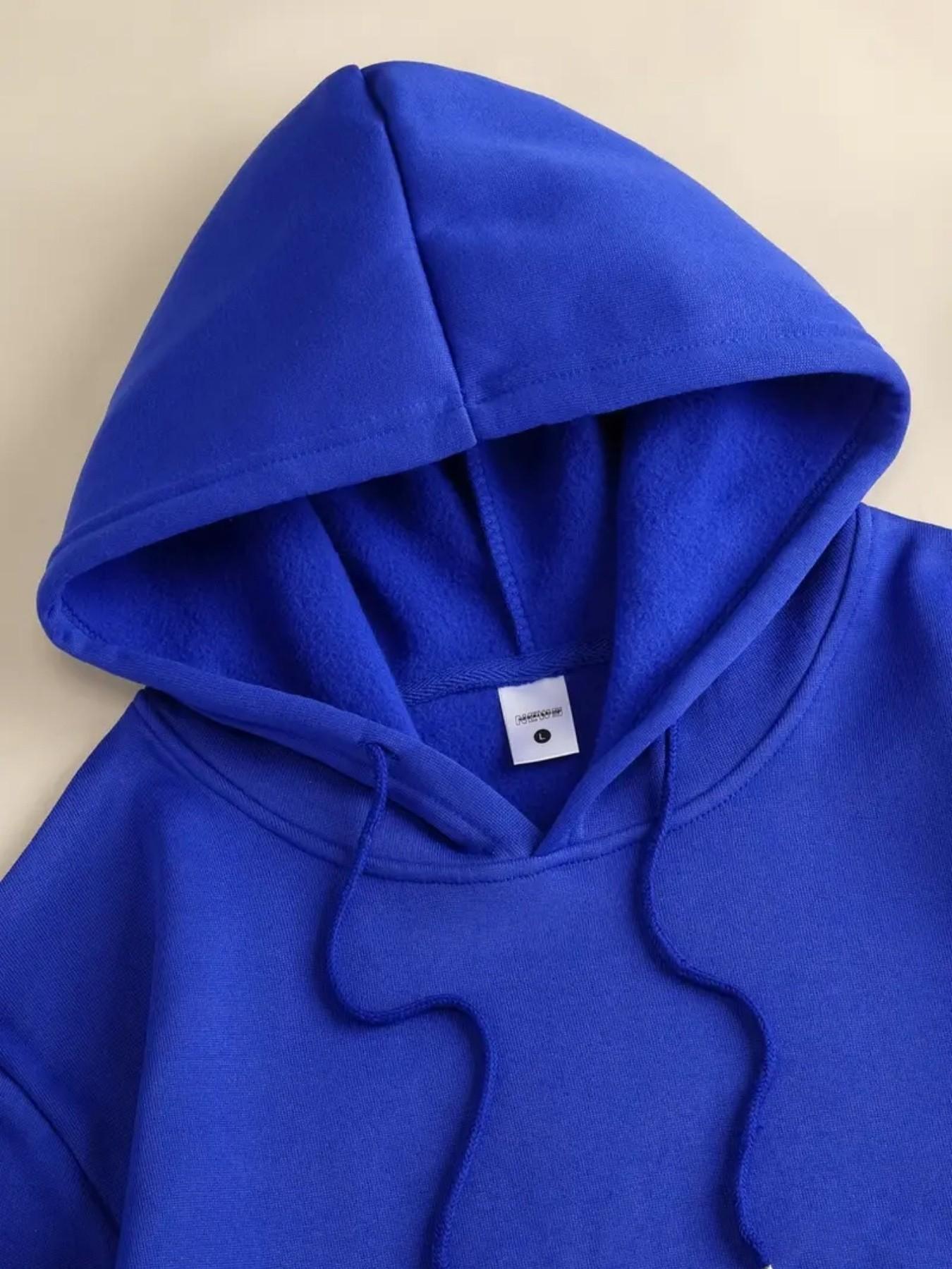 Trendy Men's Guinness Print Hoodie, Drawstring Kangaroo Pocket Design, Loose Fit, Lightweight Knit, Fall Winter Streetwear