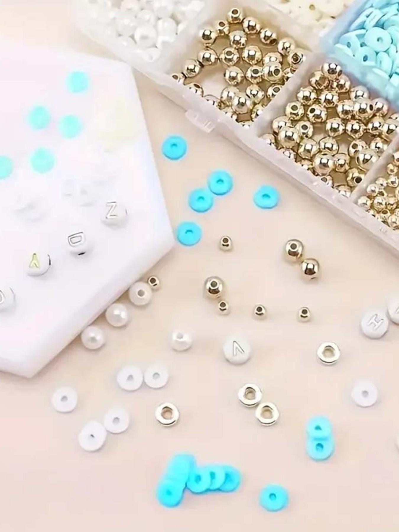 4000 Soft Clay Beads Set with Letter Beads, DIY Jewelry Making Kit, Ideal for Bracelets, Keychains, Fashion Gifts, Craft Accessories