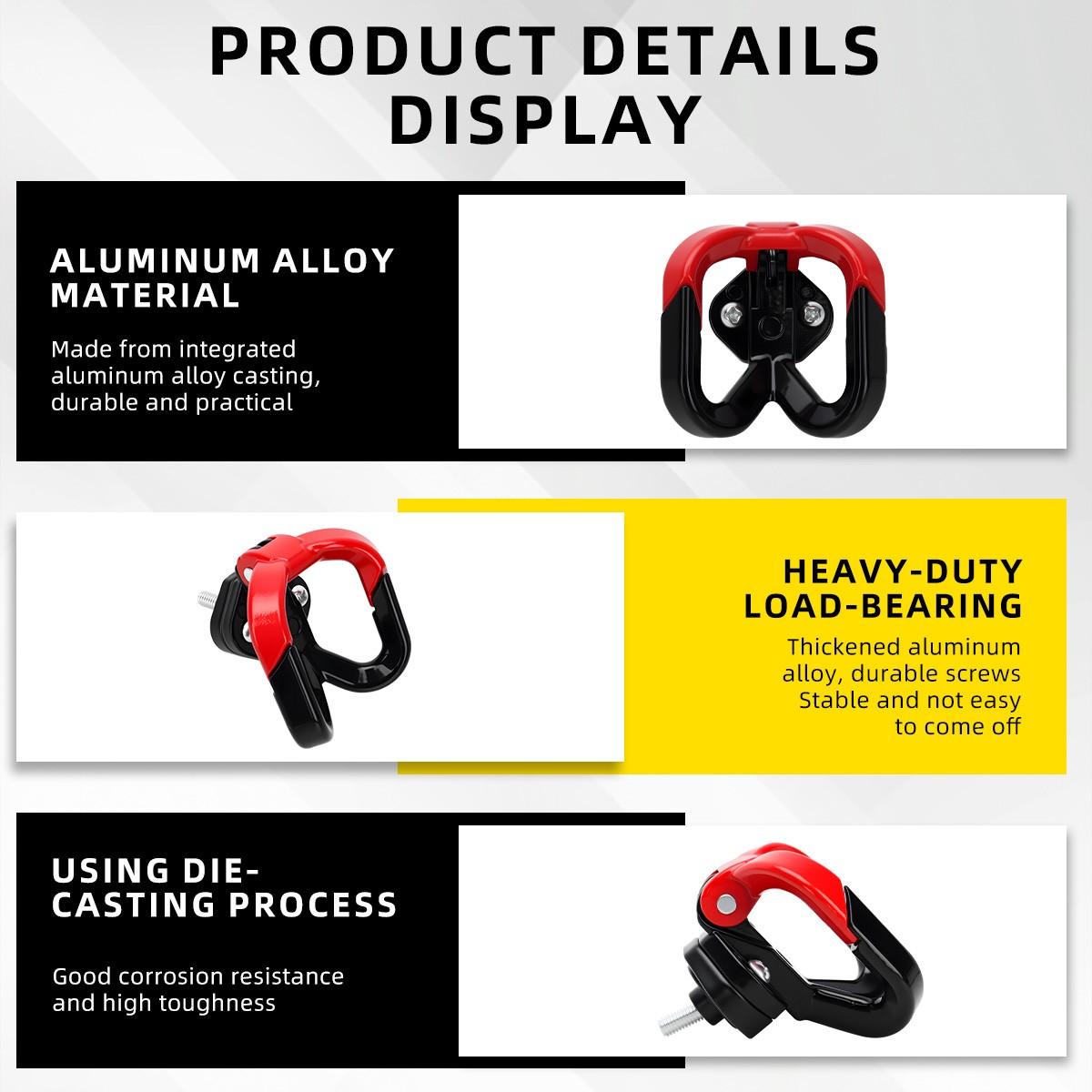 Motorcycle Hook Luggage Bag Hanger Helmet HolderClaw Aluminum Alloy Holders for Motorcycle Accessories Universal