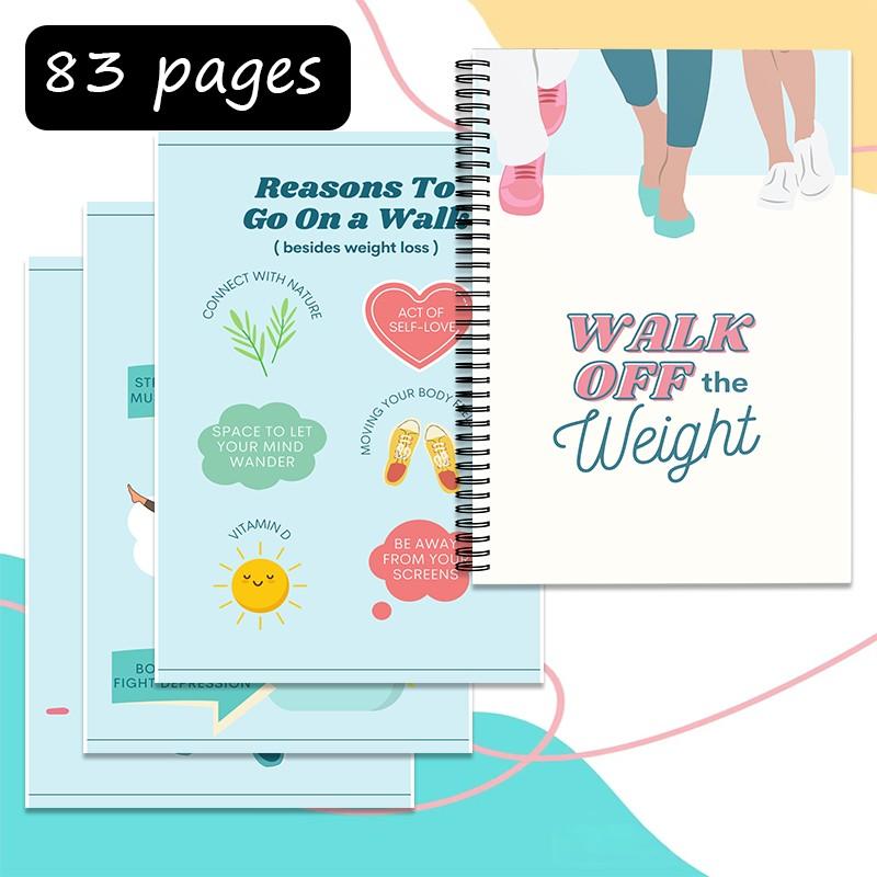 Weight Loss Fitness Journal, Challenge Notebook, Guided Workout Log with Motivational Prompts for Goal Setting and Habit Tracking