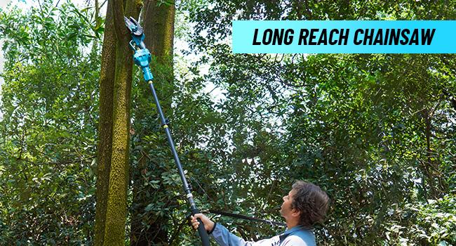 SeeSii 2-IN-1 Cordless Pole Saw & Mini Chainsaws, 6" Brushless Chain Saw with 2x 2.0Ah Battery, 16-Foot MAX Reach Brach Tree Saw with Extension Pole for Wood Cutting Garden CH600B  #TikTokShopBlackFriday