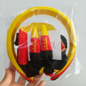 Germany National Team Hair Accessories Kit | 4Pcs Trendy Headband, Scrunchie & Hair Clips headbands for Women - 2026