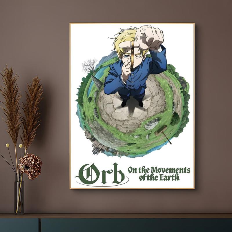 Trendy OOrb On the Movements of the Earthew Poster HD Heavy-Duty Self-Stick Waterproof Wall Decor Tool-Free Install Durable & Reusable Conceals Wall Flaws Elevates Home Style Perfect for Living Room Bathroom & Kitchen Easy Apply & Remove