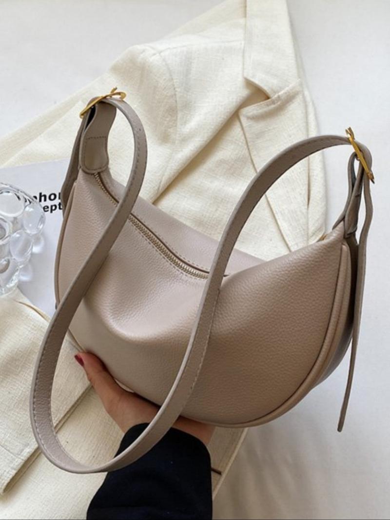 Women's Fashionable Solid Color Shoulder Bag, Casual Versatile Crossbody Bag for Daily Used, Trendy All-match Commuter Bag, Cross Body Bags