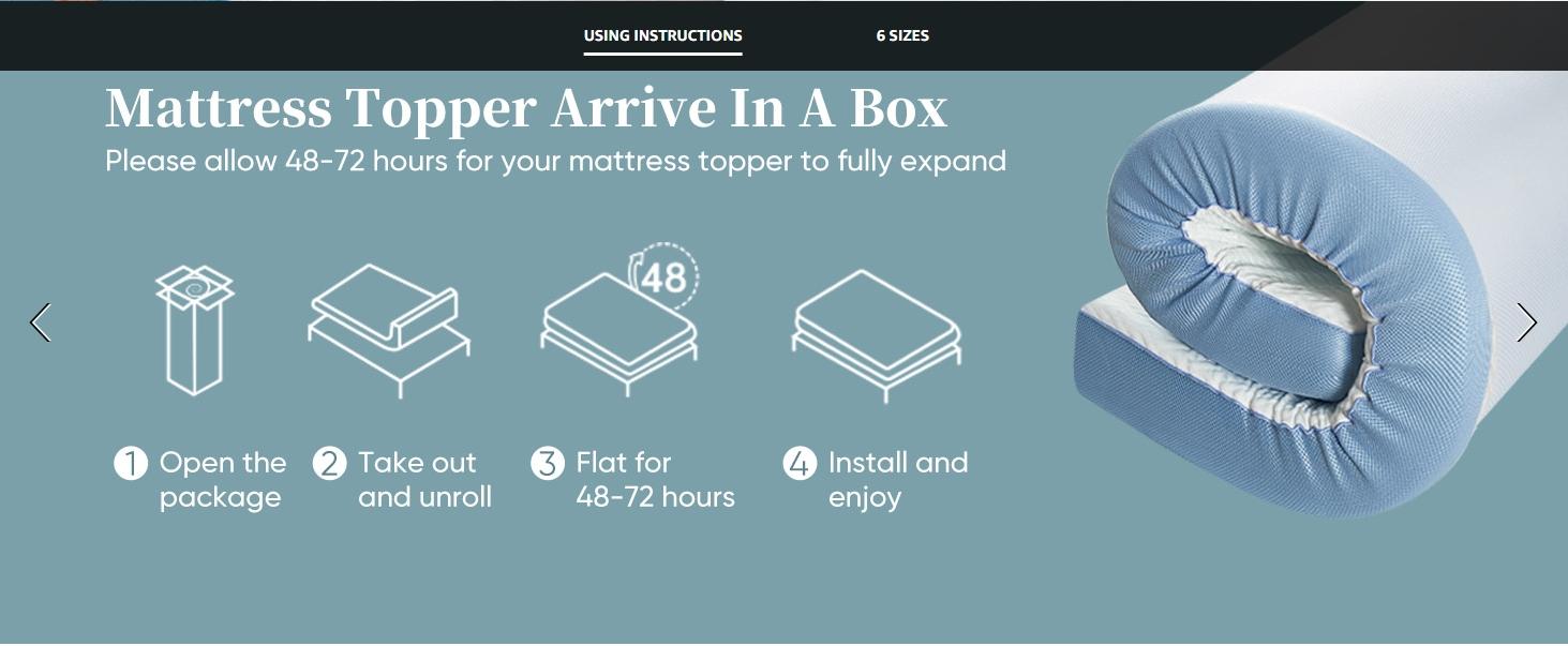 4 Inch Firm Mattress Topper Cal King Size 72x84 Inch Extra Support, Gel-Infused High-Density Memory Foam Mattress Bed Topper for Pain Relief, CertiPUR-US Certified 4 Inch Firm Mattress Topper Cal King Size 72x84 Inch Extra Support, Gel-Infused High-Density Memory Foam Mattress Bed Topper for Pain Relief, CertiPUR-US Certified