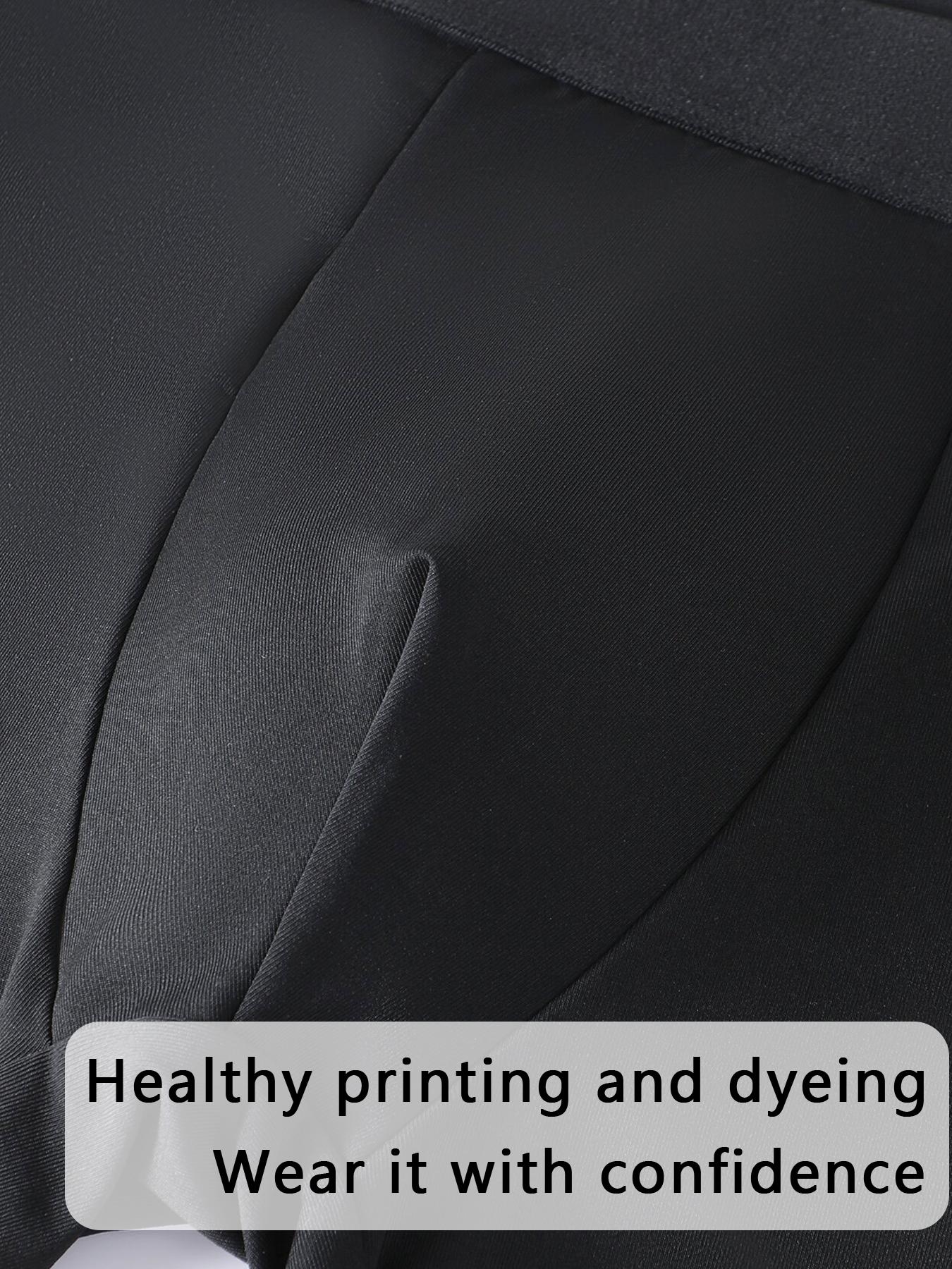 Men's Boxer Briefs Multipack, Solid Black Boxers, All-Day Comfort Breathable Underwear for Men,Solid Black Basic Boxer Briefs