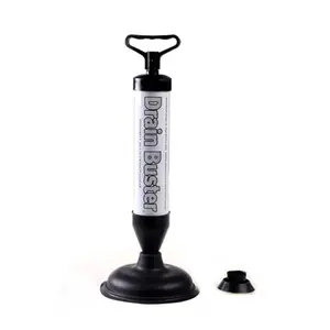 Toilet Plunger High Pressure Toilet Air Plunger with 2 Type Suction Cups Pump Toilet Plunger Pipeline Dredge for Bathroom