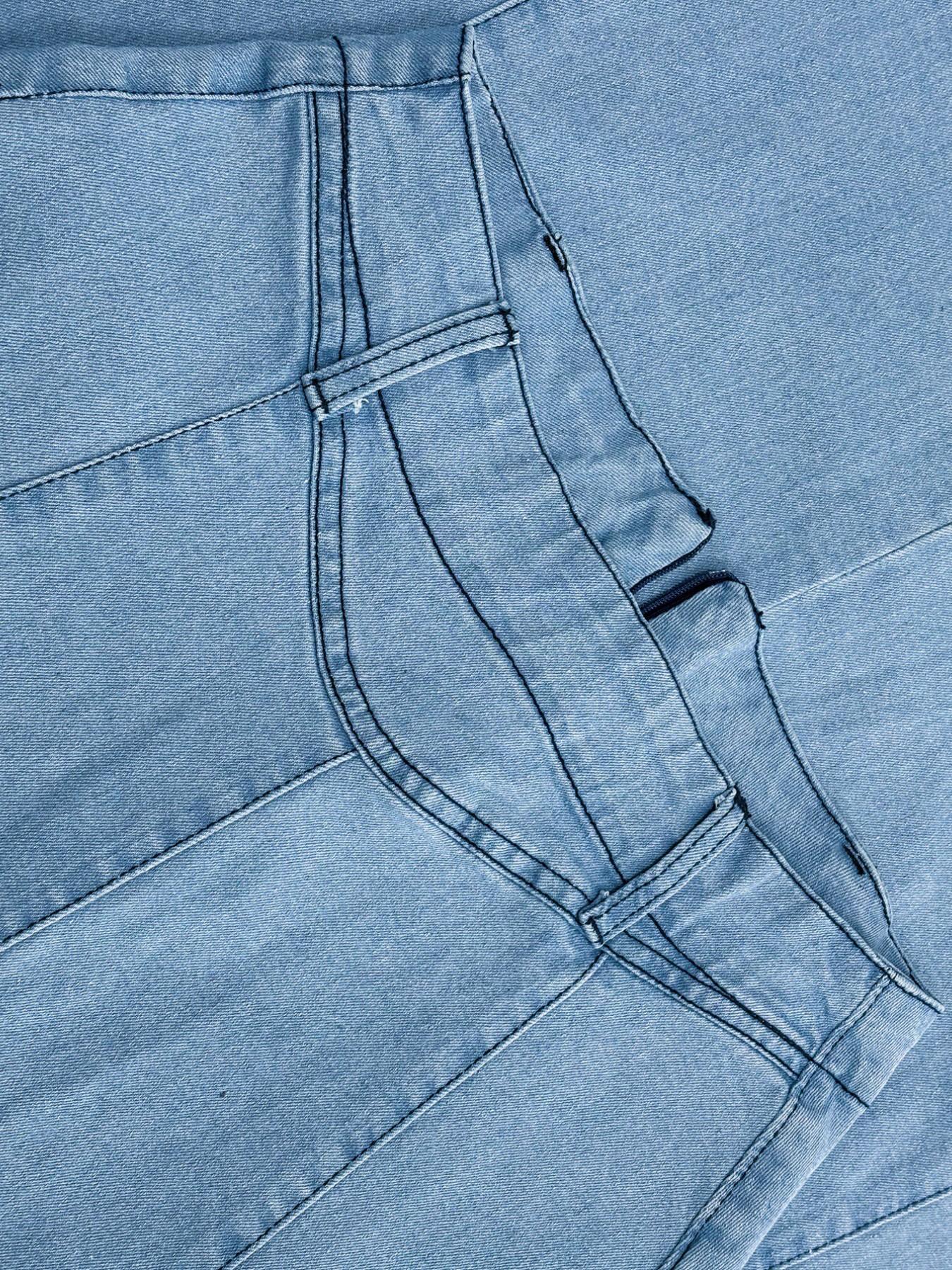 Women's High-Waisted Denim Skirt, Basic Spring & Fall Casual Style, Fitted Design, Solid Color, Long Umbrella Cut, Perfect for Daily Wear