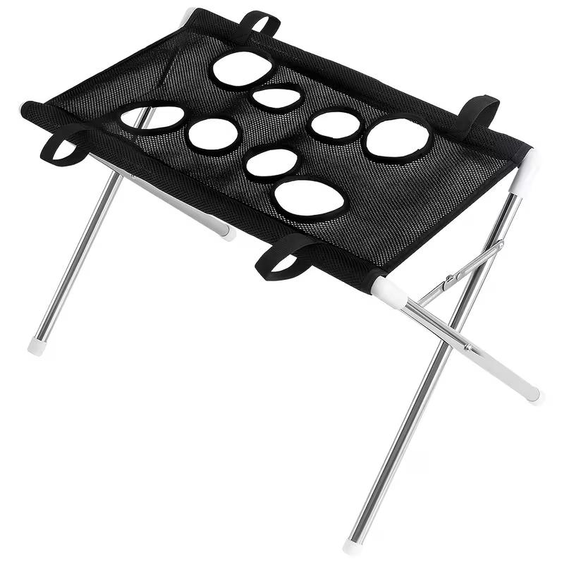 Multi-Functional Pet Grooming Hammock with Bath Support Rack, Ideal for Cat & Dog Bathing and Nail Trimming