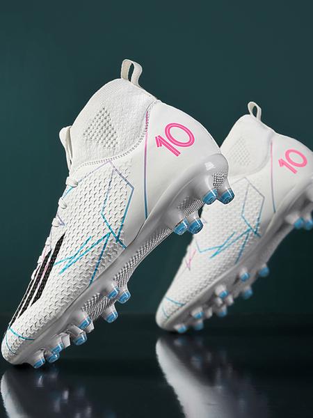 Men's Sports Football Shoes, Sports Lace Up Soccer Shoes, Football Cleats, Training Shoes for All Seasons, Football Field Boots