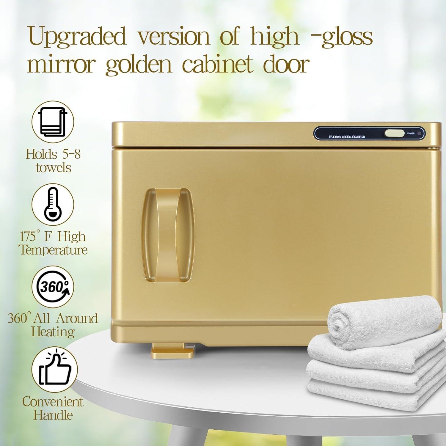Towel Warmer,Towel Steamer for Facial, Professional  Hot Towel Warmer 8L, Towel Warmer Cabinet, Towel Cabinet for Facial  for Salon,, Massage Use()