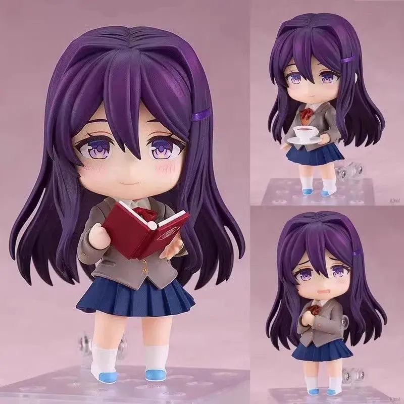 Q Version 2283# Yuri 1817# Monika  2250# Sayori Doki Doki Literature Club Cute Posable Anime Action Figure Decoration Model Toys