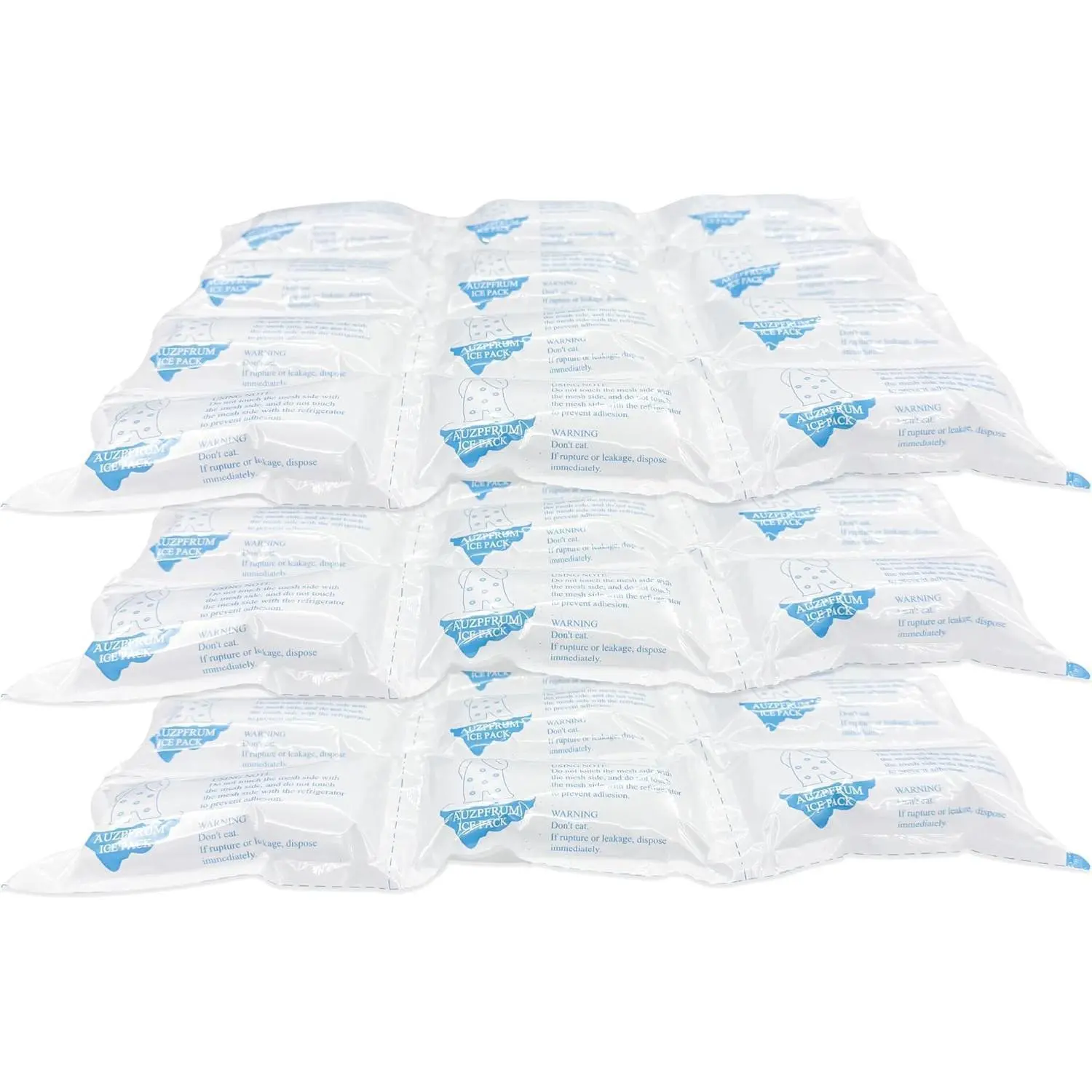 Dry Ice Packs for Shipping Frozen Food Long Lasting, Reusable Cold Packs Sheets for Cooler, Freezer Packs for Lunch Boxes