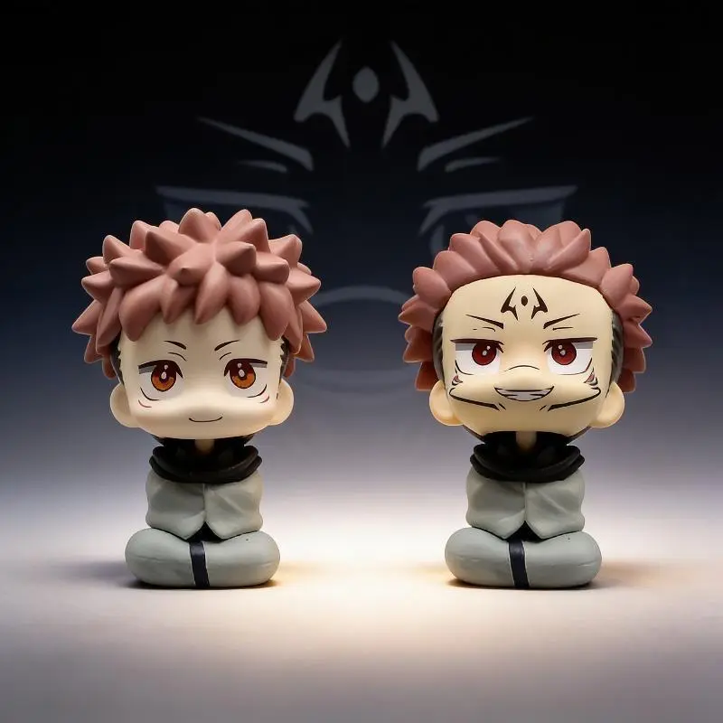Figuras de aspecto de Anime Jujutsu Kaisen de 10cm, figura de Nanami Kento, muñeca sentada,  PVC desktop decorative toys