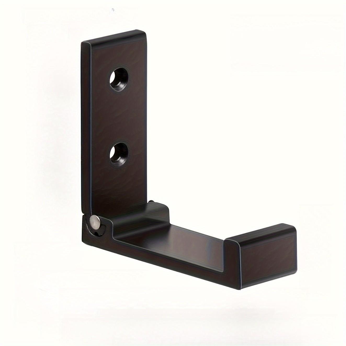 3pcs Wall-Mounted Rust-Resistant Aluminum Alloy Folding Hangers, Heavy-Duty Metal, Suitable for Clothes, Towels, Hats, Bags, Fitness Equipment