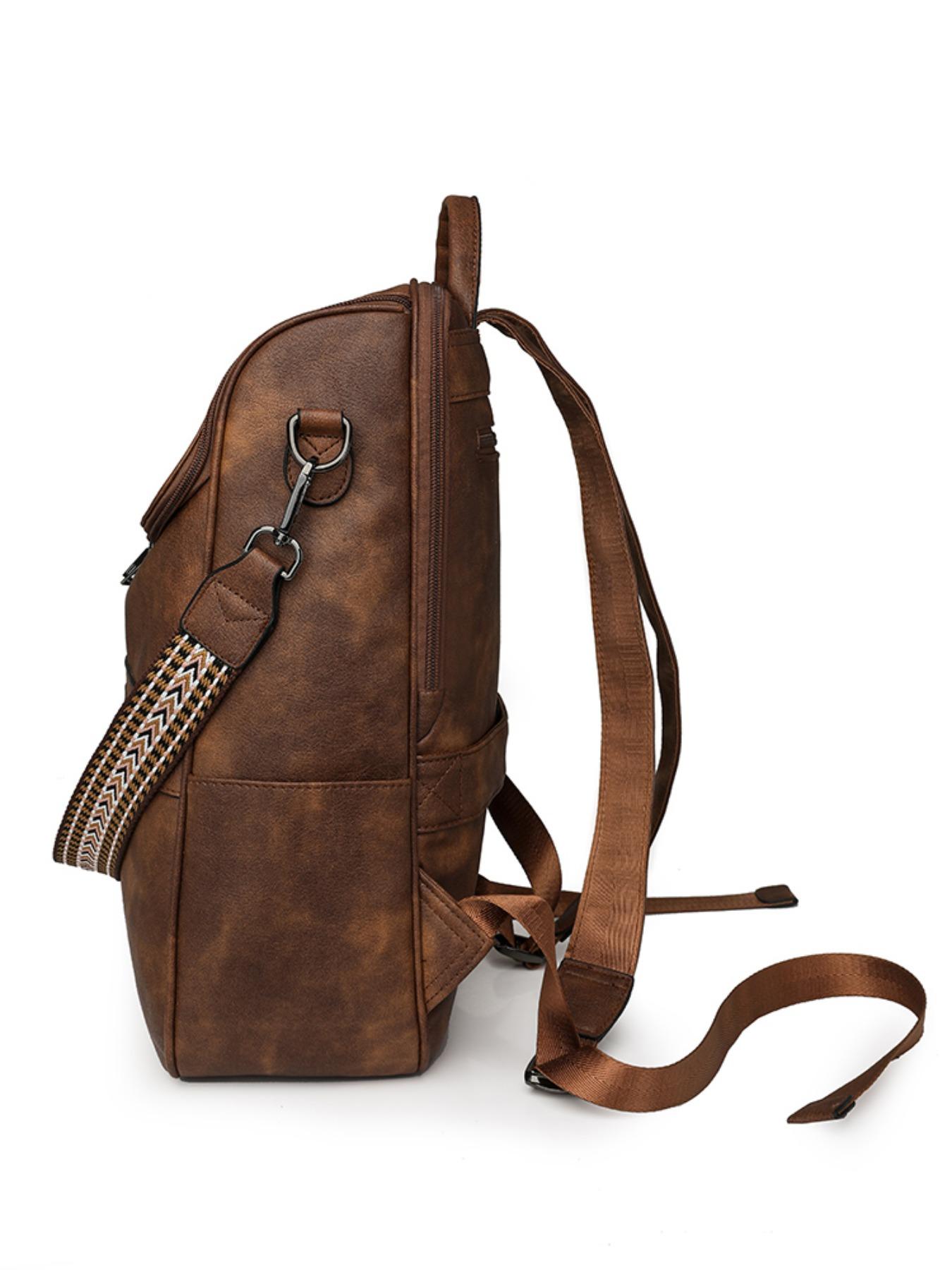 Women's Large Capacity Backpack, Anti-Theft Waterproof Laptop Bag, Multi-Layer Design, 15.6 Inch Computer, Adjustable Shoulder Strap