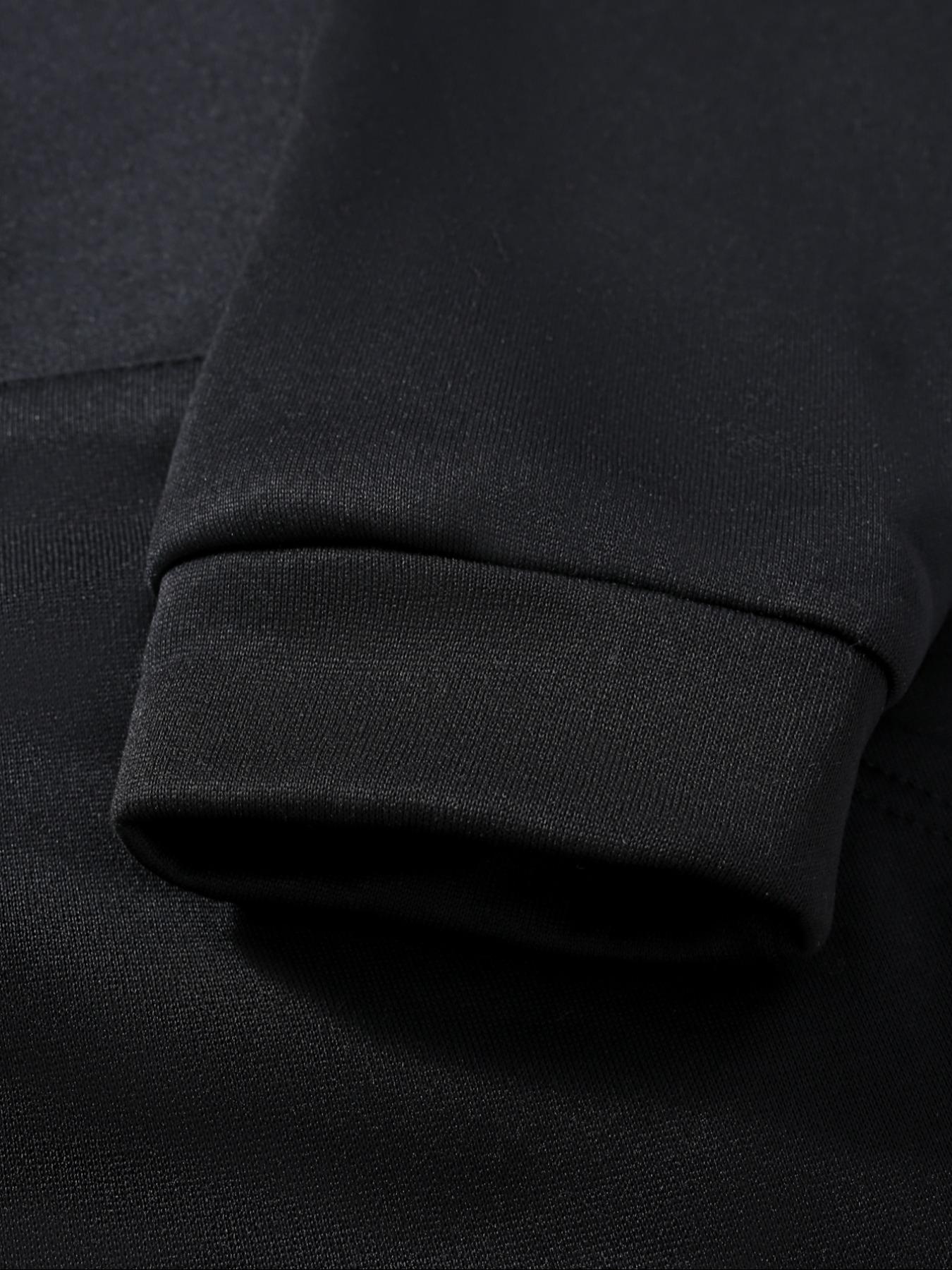 Men's Zipper Hoodie with Fur Collar, Angel Print Design, Casual Loose-Fitting Sweatshirt, Durable Fabric, Fall & Winter Wear