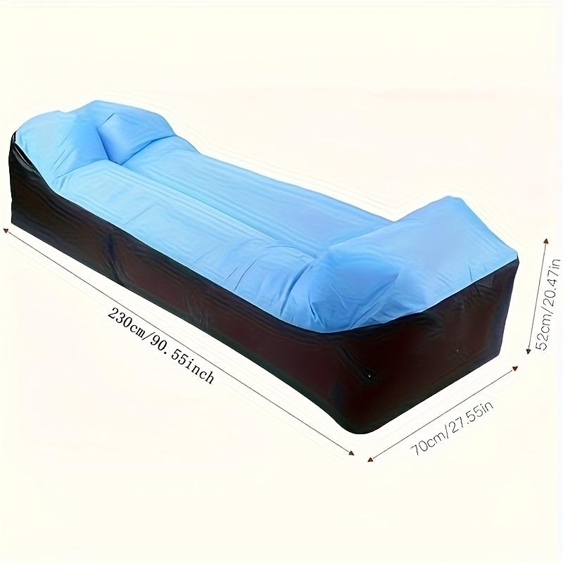 Portable Inflatable Sofa Bed, Quick Setup Self-Inflate Design, Compact Carry Bag, Durable and Comfortable, Outdoor Indoor Use