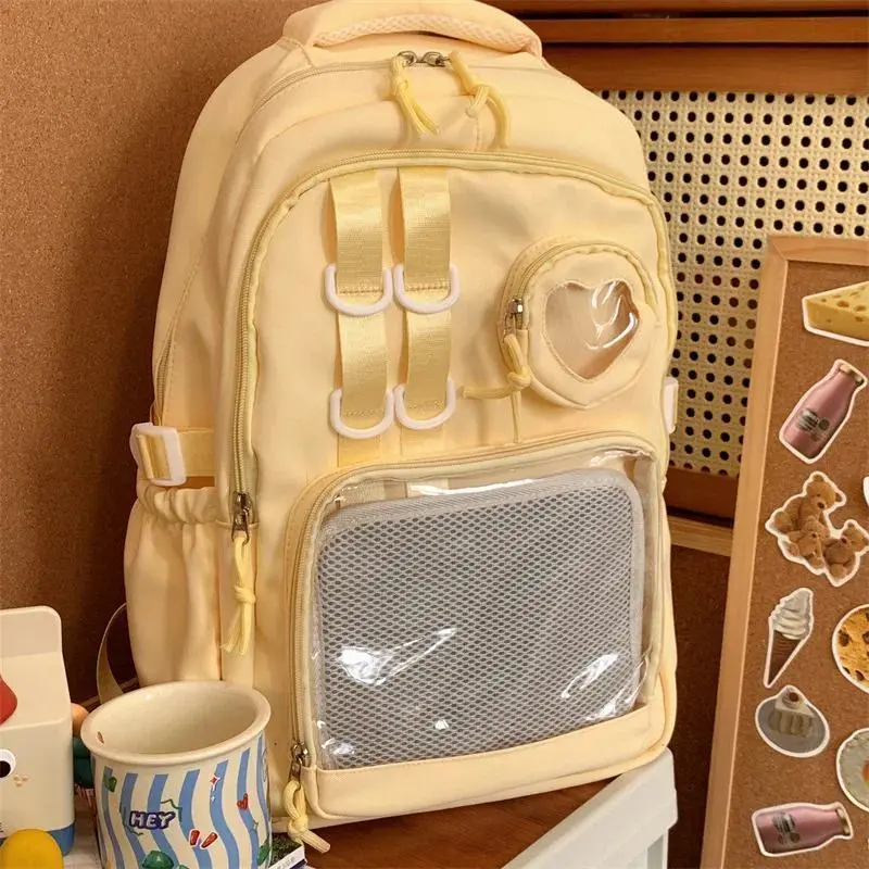 Japanese High School Girls Backpack School Bags For Teenage Girls Multi Pockets New Kawaii Backpack Women Harajuku Cute Mochila