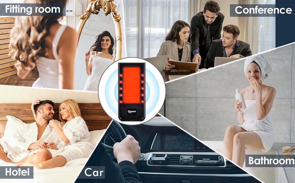 MelyBaoB J001 Hidden Camera Detectors & Camera Detector, anti spy Camera finder, 10X Search Speed.