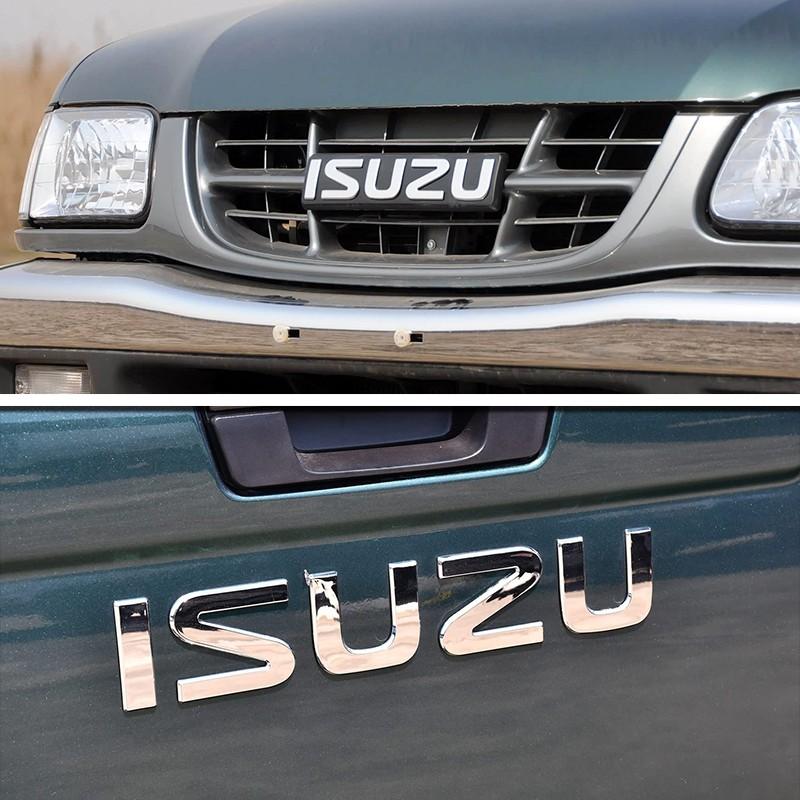Isuzu Car Trunk Letter Sticker, 3D Logo Decal, Waterproof Sunproof Wear ...