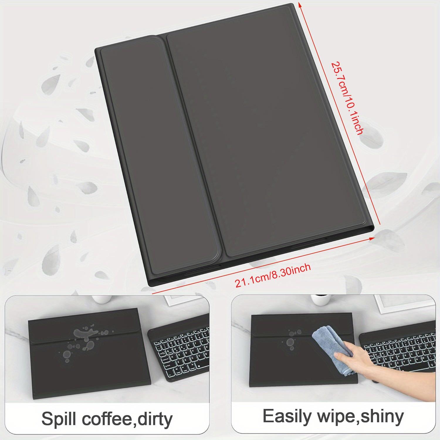 Bluetooth-compatible Keyboard Case for 10th Gen iPad, RGB Backlit Keyboard, Slim Stand Protector, Pen Slot, Shell, Compatible with A16 iPad (2022)