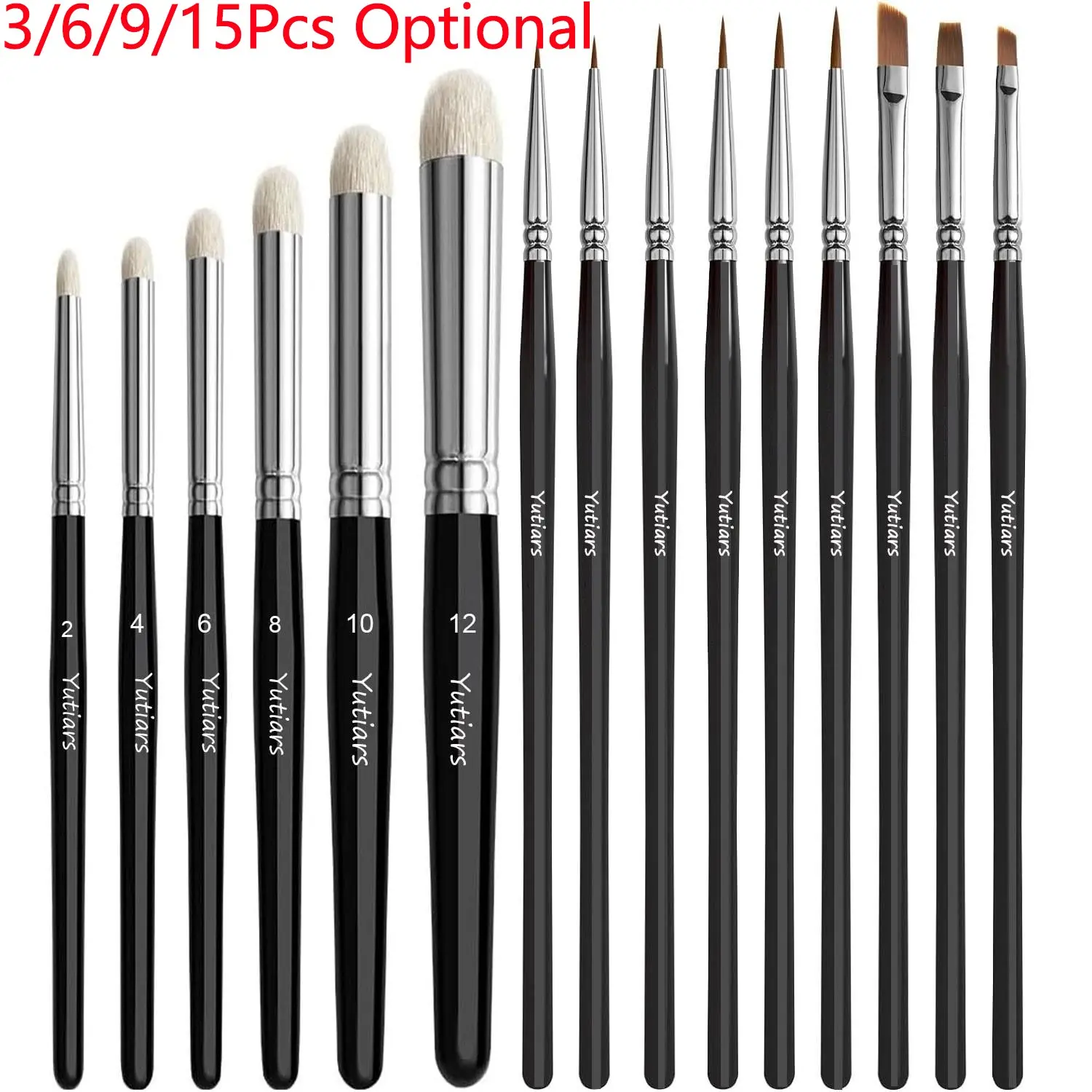 Professional Miniature Paint Brush Set for Warhammer 40k, Dungeons & Dragons, Citadel & Scale Models, Ideal for Enamel & Fantasy Figurines