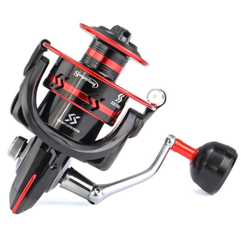 Sougayilang Stainless Steel Fishing Reel, Precision Carving Line Cup, Anti-corrosion Waterproof Spinning Wheel for Outdoor Fishing