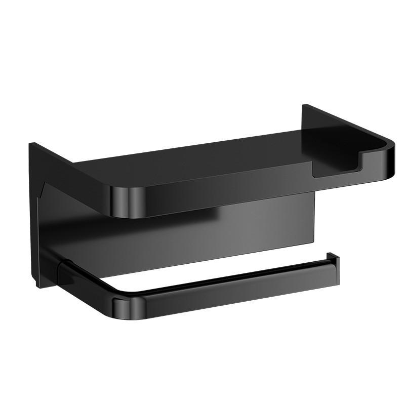 Luxury Wall-Mounted Paper Towel Holder, Self-Adhesive Smooth Plastic Box, Storage Organizer, Suitable for Bathroom Hotel Home Use