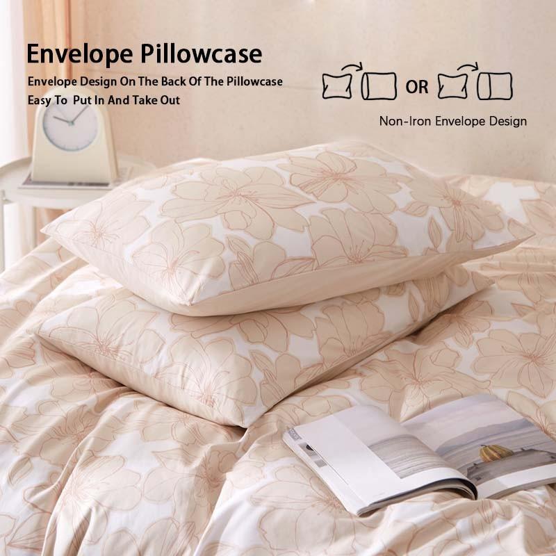 3-Piece Printed Duvet Cover Set, Includes 1 Duvet Cover and 2 Pillowcases (Without Insert), Elegant & Soft, Machine Washable for Easy Care, Comfortable Sleep Experience.