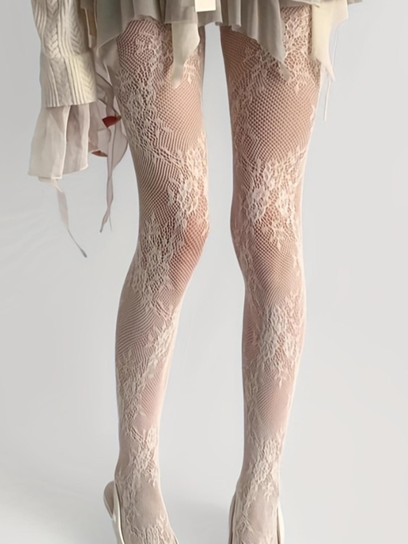 Women's High Elasticity Fishnet Stockings, & Wine Colors, Perfect for Spring & Fall Daily Wear, Comfortable Design