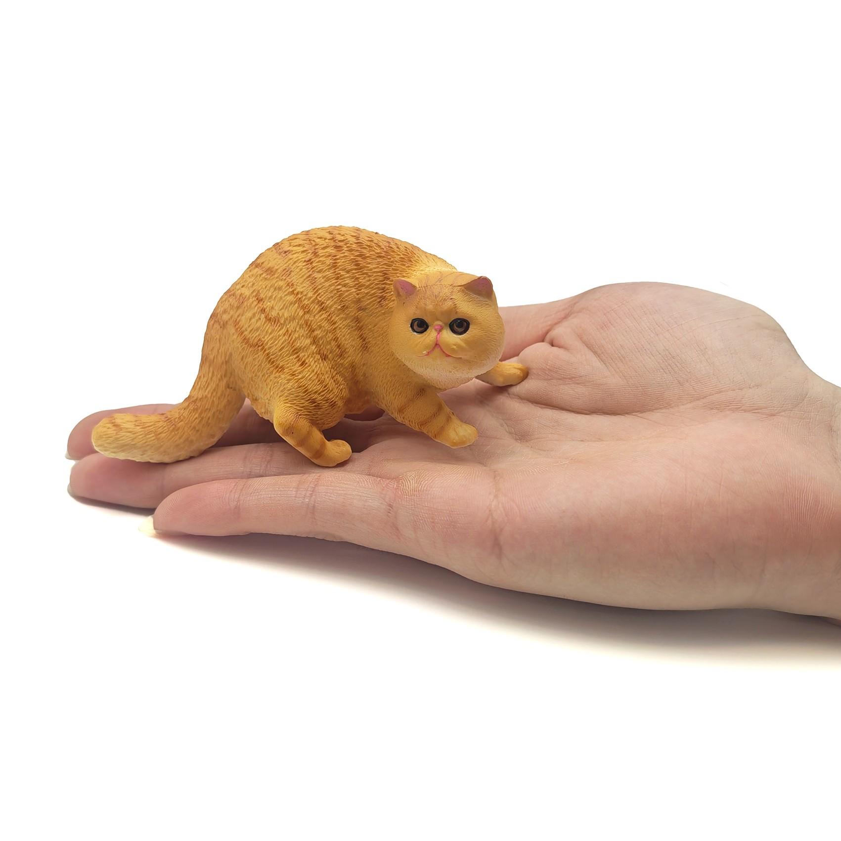 High Precision Cat Sculpture, Realistic PVC Home Decor, Office and Living Room Decoration, Garden Ornament, Desktop Display, Bonsai Decoration