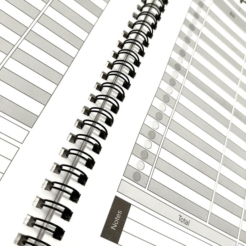 Bill Tracker Notebook, 1/3 Counts Monthly Bill Organizer, Finance Checklist Organizer Financial and Payment List Organizer, Suitable for Home Office School, Office Stationery Supplies