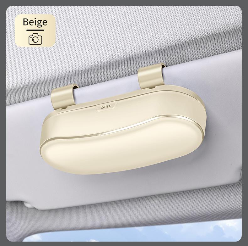 Portable Sunglass Clip, Durable Abs Material, Universal Car Sunglass Holder, //, Vehicle Eyewear Organizer