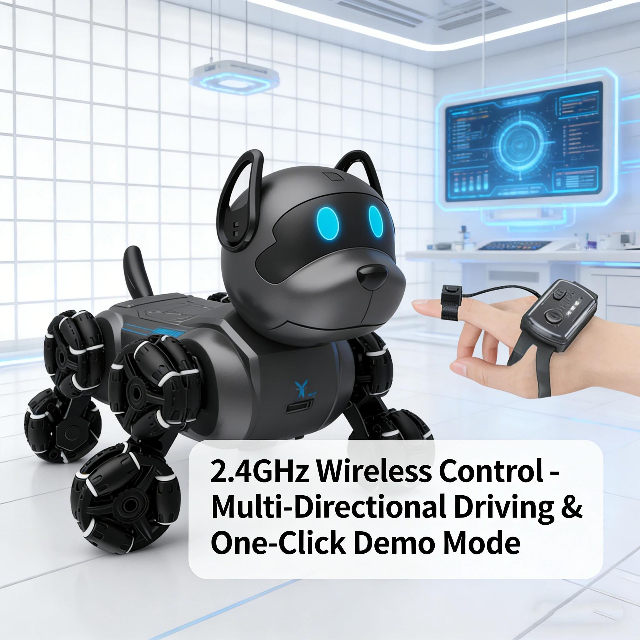 Smart Remote Control Robot Dog Toy, Gesture Sensing Electric Pet Dog for Kids, Birthday Gift, Holiday Present, Boys' RC Toy