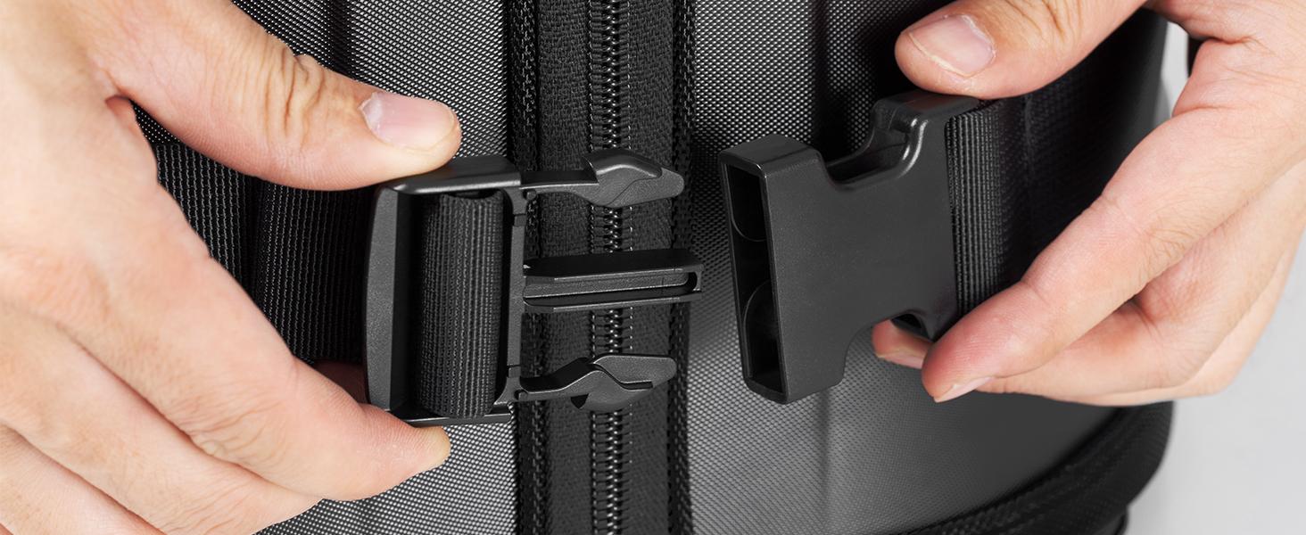 UNIHIMAL Golf Travel Bag with Hard Case Top, 1680D Heavy Duty Oxford Golf Club Travel Bags for Airlines with Wheels Easy to Maneuver