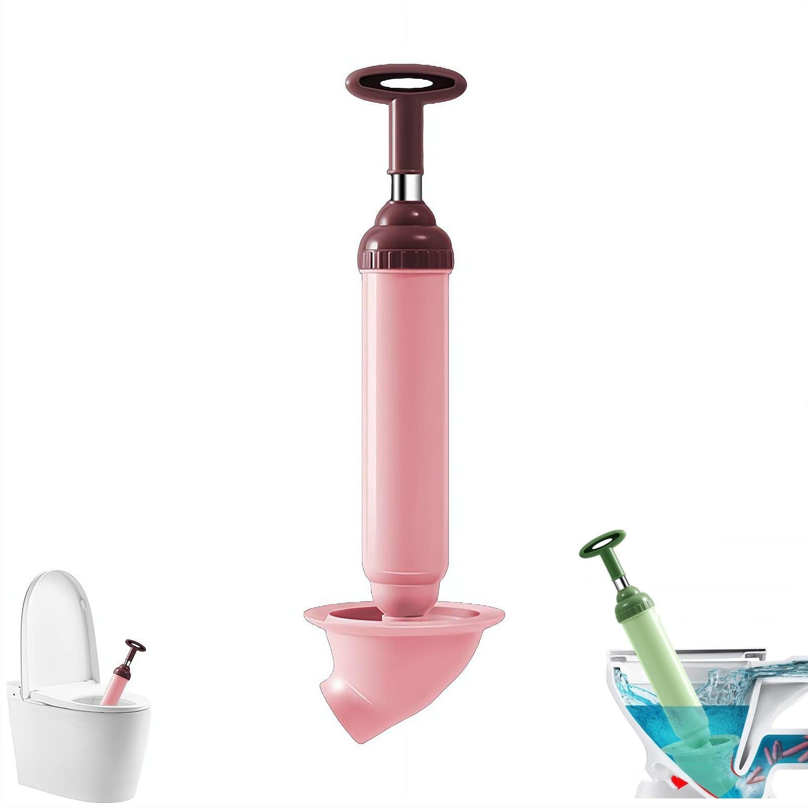 High-Pressure Toilet Siphon Pump, Powerful Drain Cleaning Tool, Abs Multi-Function Plunger, Ideal for Sink, Bathroom, Shower, Kitchen