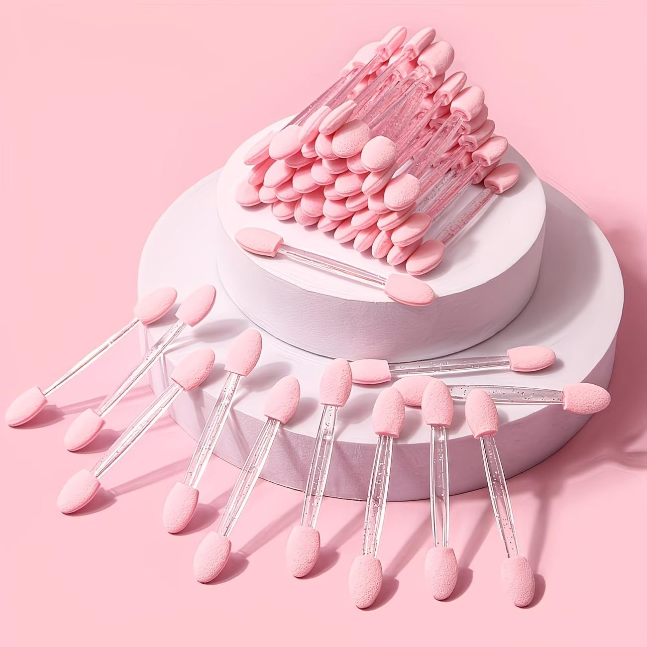 50pcs Multifunctional Nail Sponge Magic Wand Dual-Head Sponge Brush Gradient Nail Brush Hand Nail Art Tool