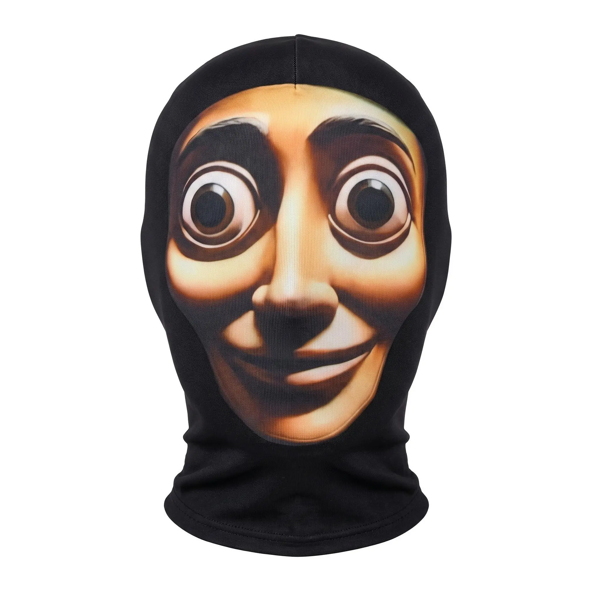 Funny Role-Playing Cool Props, Breathable Full Face Costume Mask, Mask Cosplay, Stylish Print, Polyester Knit Fabric, Ideal for Halloween, Parties & Festivals