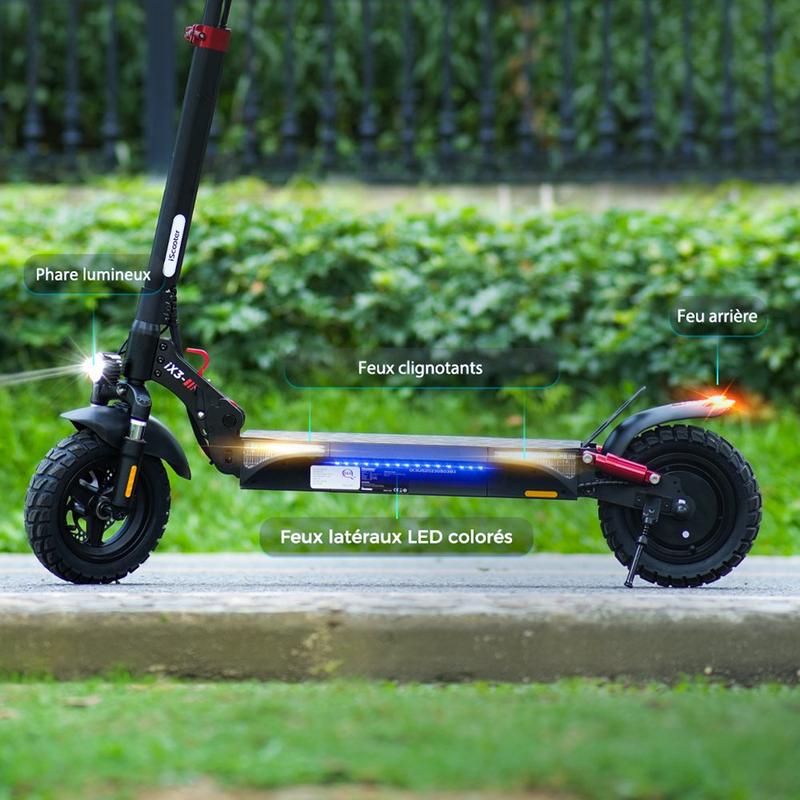 【Valentine's Day】Electric Scooter, 800W/500W Motor, 28MPH/25MPH,28 Miles/23 Miles,10' Pneumatic Tires, LED Screen Design, Double Suspension, APP Control, Electric Scooter Adults for Commuting/Playing