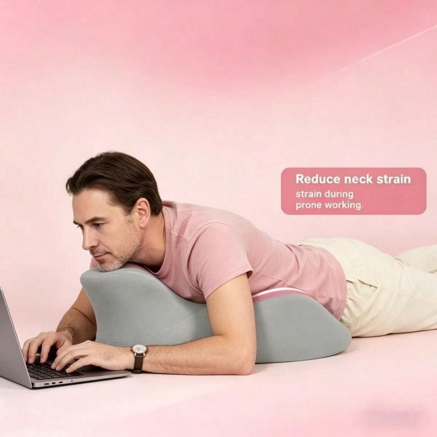 Portable Multi-Functional Comfort Pad, Couples Memory Foam Wedge Pillow, Cushion, Ergonomic Butt Support, Multiple Positions, Prone Position, Ideal for Home, Office, Yoga, Reading, Multiple Uses, Relieve