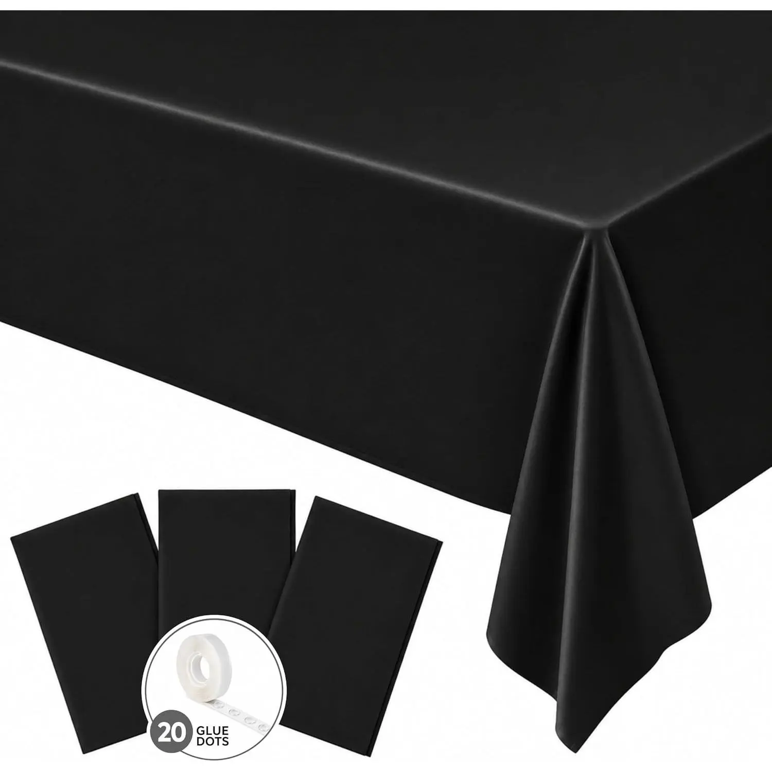 Black (Pack of 3)