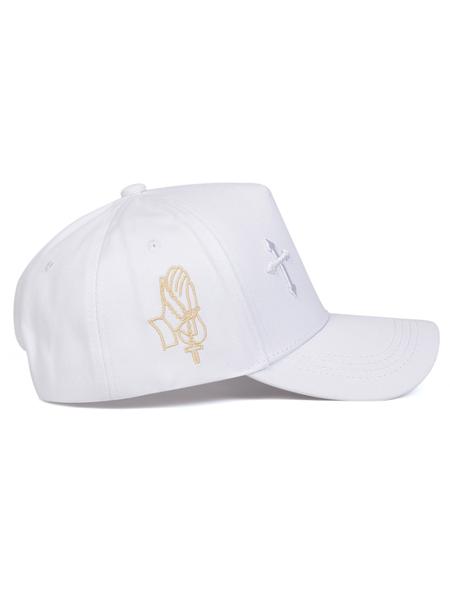 Unisex Jesus Cross Baseball Cap, Adjustable Stylish Hat, Adjustable Sun Protection Hat in Woven Fabric, Suitable for Spring & Fall Travel Outdoor Use