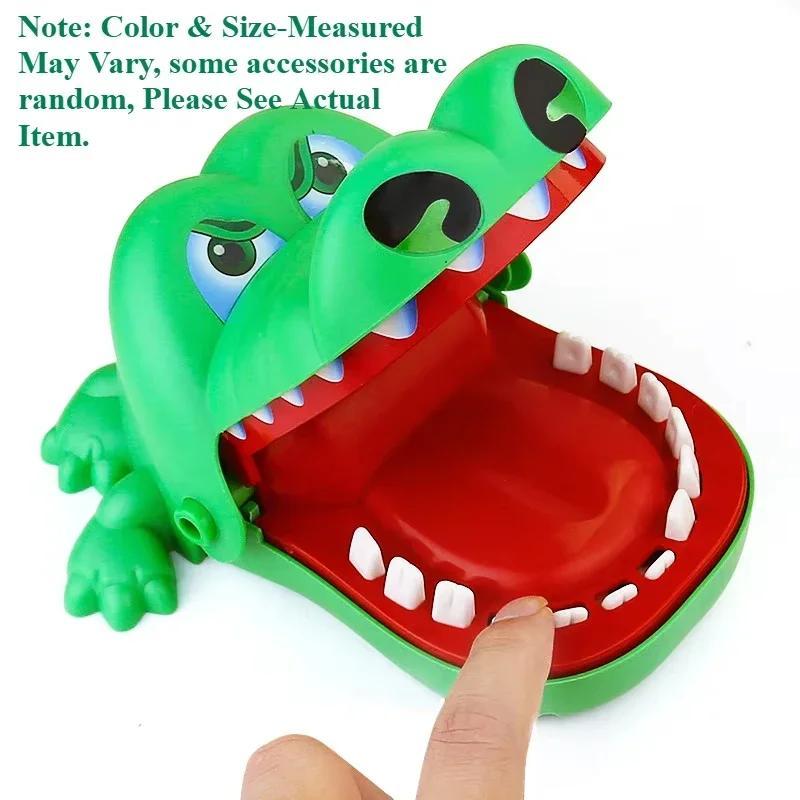 Crocodile Dentist Animal Board Game - Durable Spring-Action Structure, Unisex Compact Screen Time Alternative, Escape the Cute Fangs Party Table Game for Kids and Adults, Family Interactive Toy