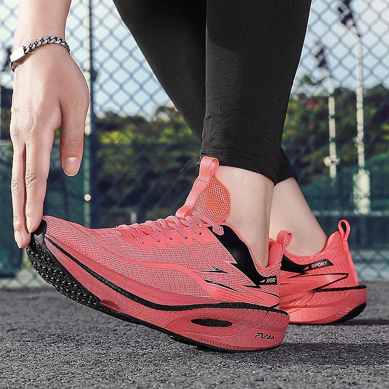 Stylish couple sports shoes for both men and women, featuring anti-slip and durable design with height-boosting and figure-slimming effects, ideal for outdoor running and gym workouts and perfect as a thoughtful Valentine's Day present
