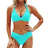 Yonique Women Girls Two Piece Bathing Suits Push Up Bikini Set Halter Swimsuit Swimming Clothing Vintage Vacation Swimwear for Women SwimWeek
