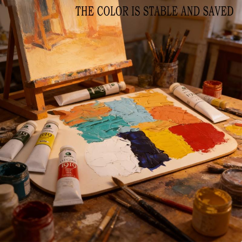 MARIES Oil Paint, 50ml per tube, 5 tubes per box. Each tube is individually packaged, compact and easy to use. The paint features bright and fine colors, suitable for oil painting enthusiasts
