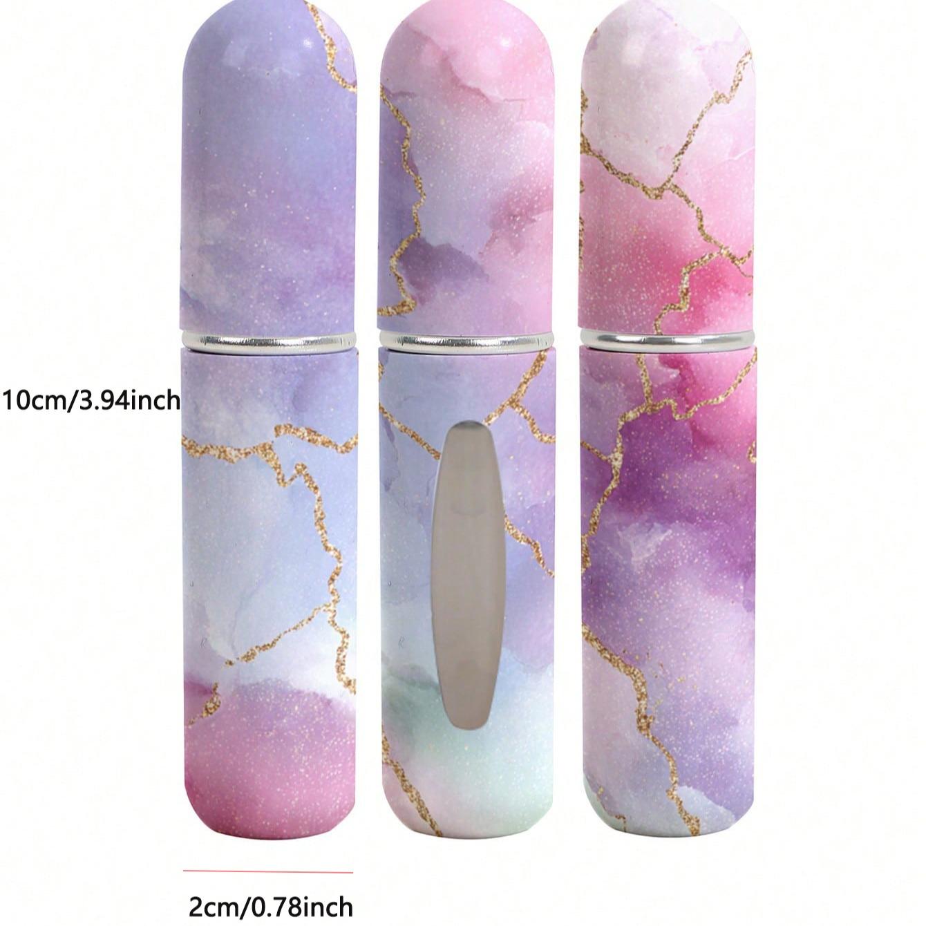 Mini Refillable Perfume Atomizer Bottles, Portable Lightweight Travel-Friendly Design, Convenient Refill Pump Case for On-The-Go Use