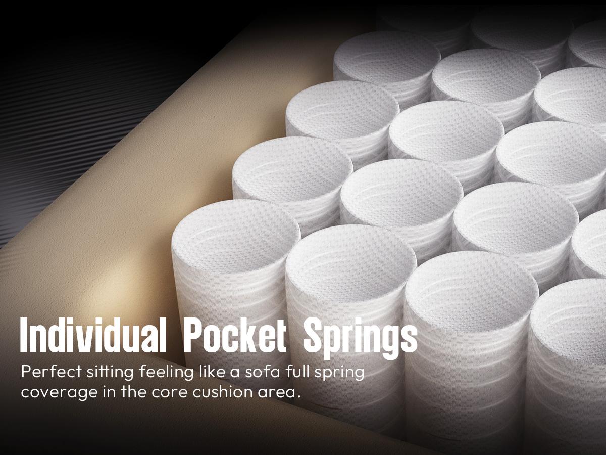 Dowinx Lumbar Massage Support office game Chair, spring cushion fabric, foot pedal ergonomic chair 300 LBS